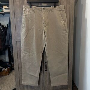 Carbon2Cobalt A Cut Above Khaki Pants Men’s 36x27 Cotton Canvas Casual Classic